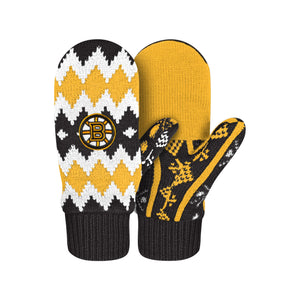 Boston Bruins NHL Mittens