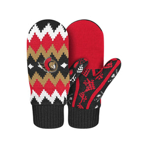 Ottawa Senators NHL Mittens