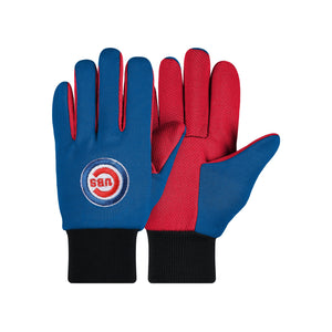 Chicago Cubs MLB Colored Palm Utility Gloves