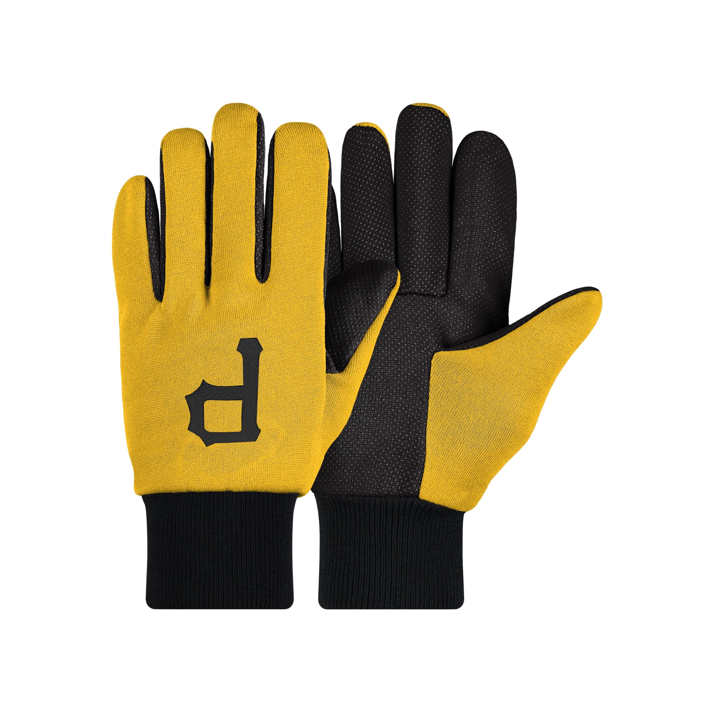 Pittsburgh Pirates Yellow Two Tone Gloves - Adult Size
