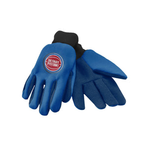 Detroit Pistons NBA Colored Palm Utility Gloves
