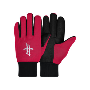 Houston Rockets NBA Colored Palm Utility Gloves