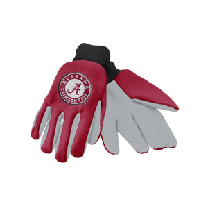 Alabama Crimson Tide NCAA Colored Palm Utility Gloves