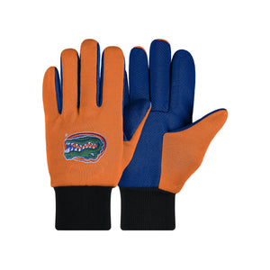 Florida Gators NCAA Colored Palm Utility Gloves