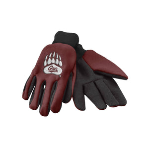 Montana Grizzlies NCAA Colored Palm Utility Gloves