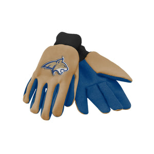 Montana State Bobcats NCAA Colored Palm Utility Gloves