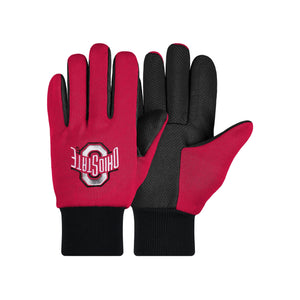 Ohio State Buckeyes NCAA Colored Palm Utility Gloves