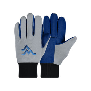 West Virginia Mountaineers NCAA Colored Palm Utility Gloves