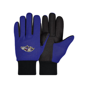 Baltimore Ravens NFL Colored Palm Utility Gloves