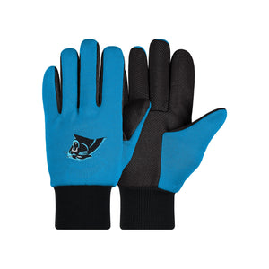 Carolina Panthers NFL Colored Palm Utility Gloves