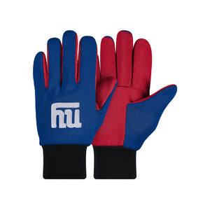 New York Giants NFL Colored Palm Utility Gloves