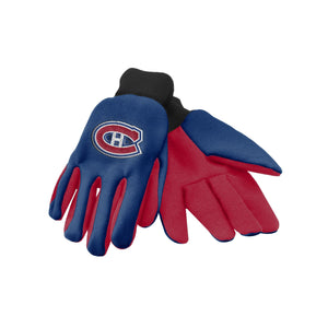 Montreal Canadiens NHL Colored Palm Utility Gloves