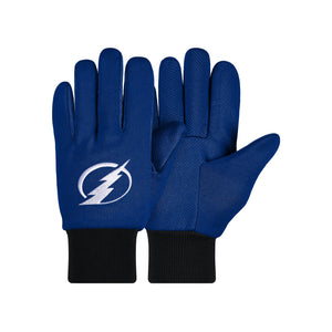 Tampa Bay Lightning NHL Colored Palm Utility Gloves