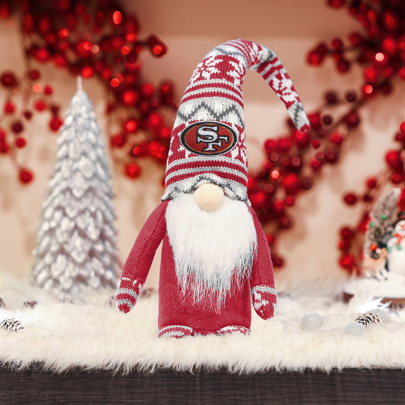 San Francisco 49ers NFL Santa hat & Stocking -2 in one Package