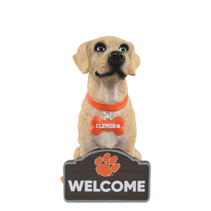Clemson Tigers NCAA Yellow Labrador Statue