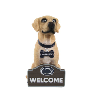 Penn State Nittany Lions NCAA Yellow Labrador Statue