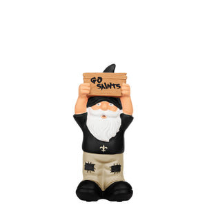 New Orleans Saints NFL Slogan Sign Mini Gnome