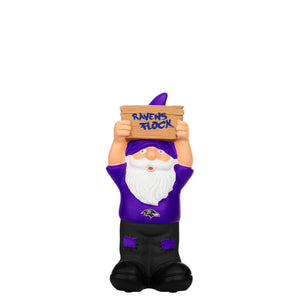 Baltimore Ravens NFL Slogan Sign Mini Gnome