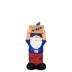 New York Giants NFL Slogan Sign Mini Gnome