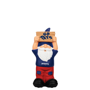 New England Patriots NFL Slogan Sign Mini Gnome