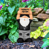 Las Vegas Raiders NFL Slogan Sign Mini Gnome