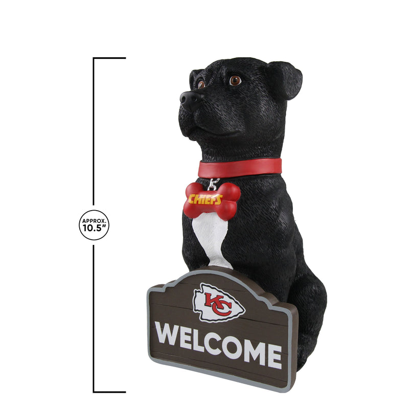 Kansas City Chiefs NFL Bulldog Statue