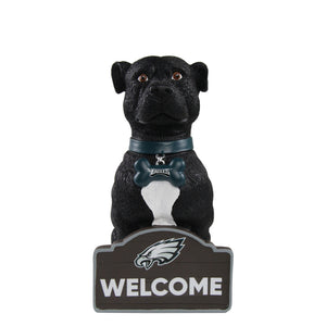 Philadelphia Eagles NFL American Staffordshire Terrier Statue