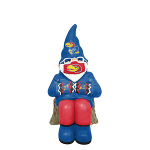 Kansas Jayhawks NCAA Bundled Up Gnome