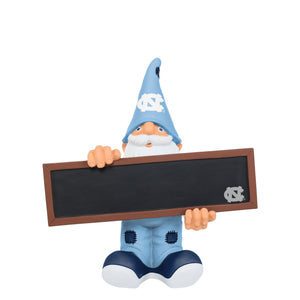 North Carolina Tar Heels NCAA Chalkboard Sign Gnome