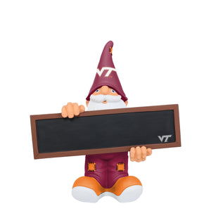 Virginia Tech Hokies NCAA Chalkboard Sign Gnome
