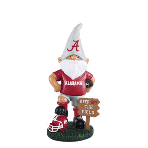 Alabama Crimson Tide NCAA Keep Off The Field Gnome