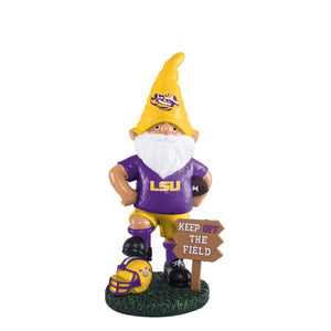 LSU Tigers NCAA Keep Off The Field Gnome