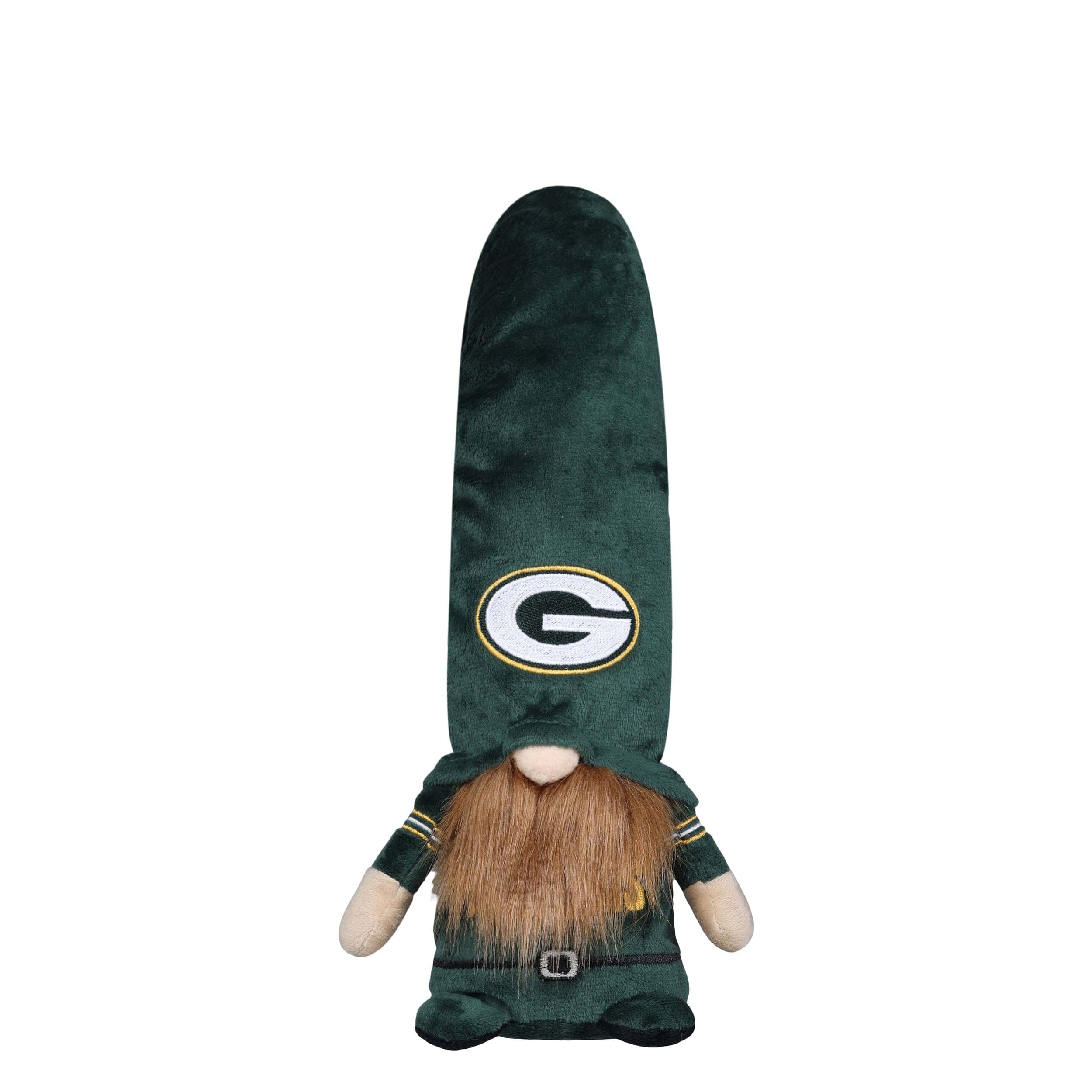 FOCO Green Bay Packers NFL Bearded Stocking Cap Plush Gnome