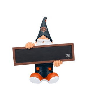 Chicago Bears NFL Chalkboard Sign Gnome