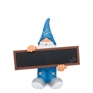 Detroit Lions NFL Chalkboard Sign Gnome