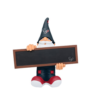 Houston Texans NFL Chalkboard Sign Gnome