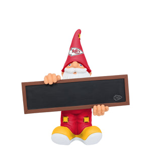 Kansas City Chiefs NFL Chalkboard Sign Gnome