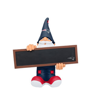 New England Patriots NFL Chalkboard Sign Gnome