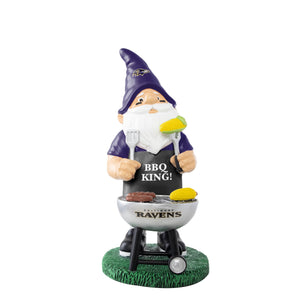 Baltimore Ravens NFL Grill Gnome