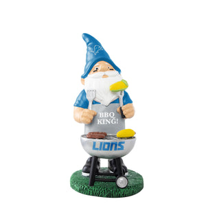 Detroit Lions NFL Grill Gnome