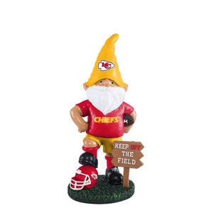 Kansas City Chiefs NFL Keep Off The Field Gnome