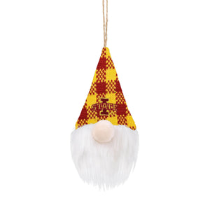 Iowa State Cyclones NCAA Plaid Hat Plush Gnome Ornament
