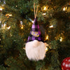 LSU Tigers NCAA Plaid Hat Plush Gnome Ornament