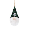 Michigan State Spartans NCAA Plaid Hat Plush Gnome Ornament