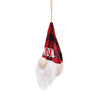 Nebraska Cornhuskers NCAA Plaid Hat Plush Gnome Ornament