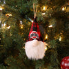 Ohio State Buckeyes NCAA Plaid Hat Plush Gnome Ornament