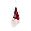 Ohio State Buckeyes NCAA Plaid Hat Plush Gnome Ornament