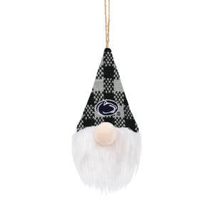 Penn State Nittany Lions NCAA Plaid Hat Plush Gnome Ornament