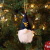 West Virginia Mountaineers NCAA Plaid Hat Plush Gnome Ornament