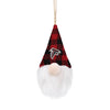 Atlanta Falcons NFL Plaid Hat Plush Gnome Ornament